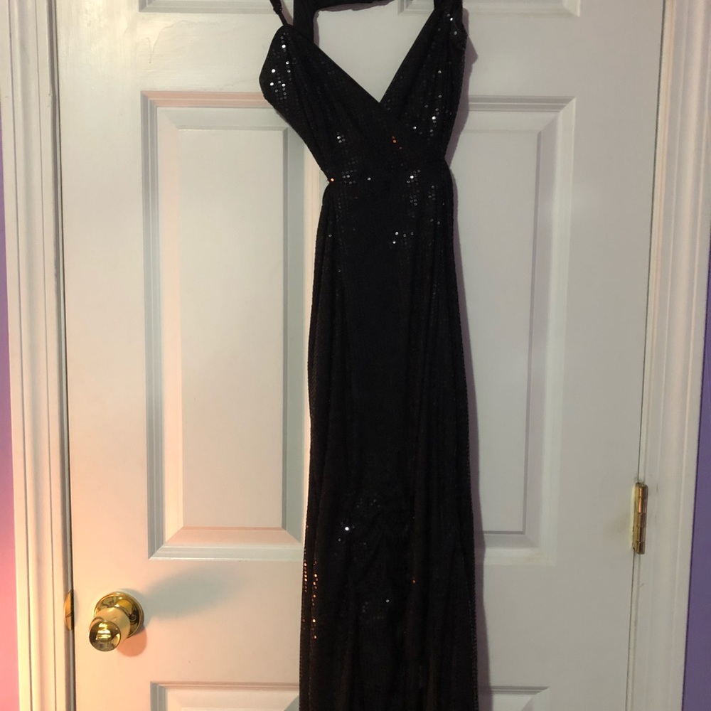 X by NBD Black Maxi Dress Woman’s Size S - Picture 3 of 5